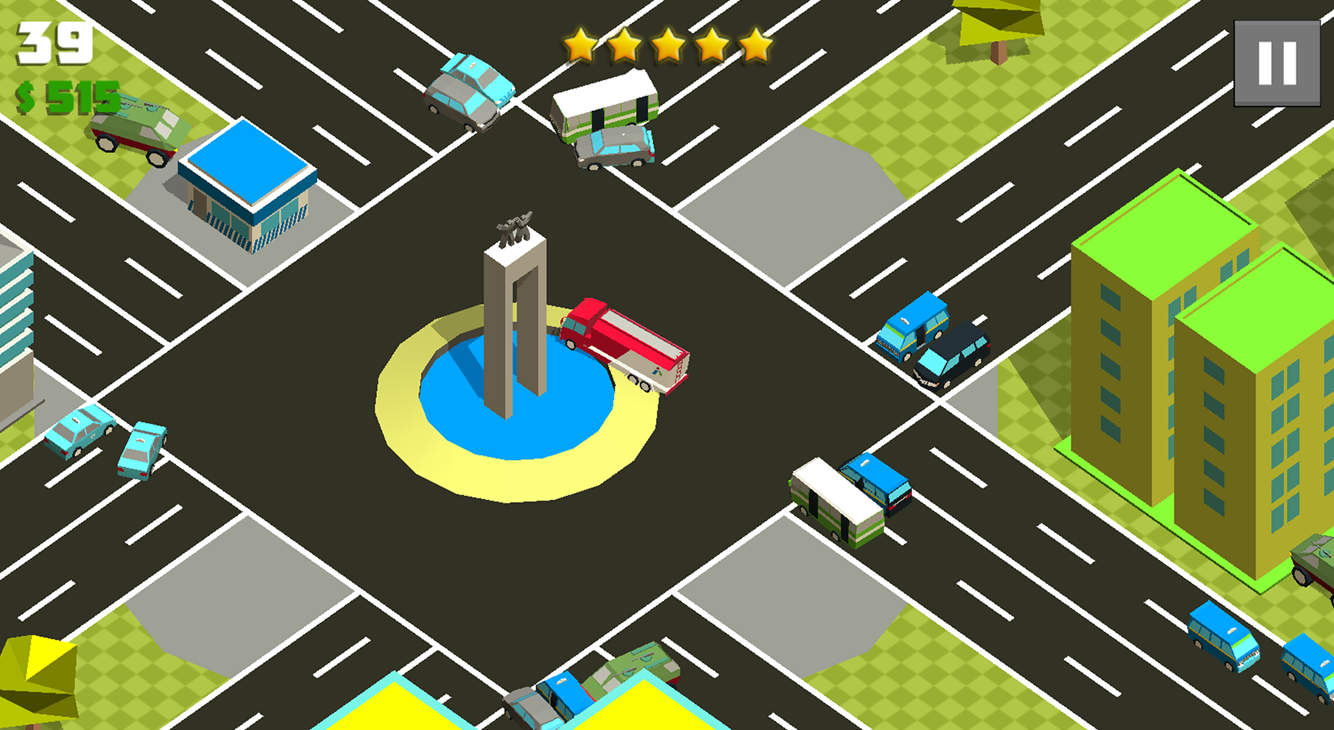 Crazy Cars Chase Game Screenshot