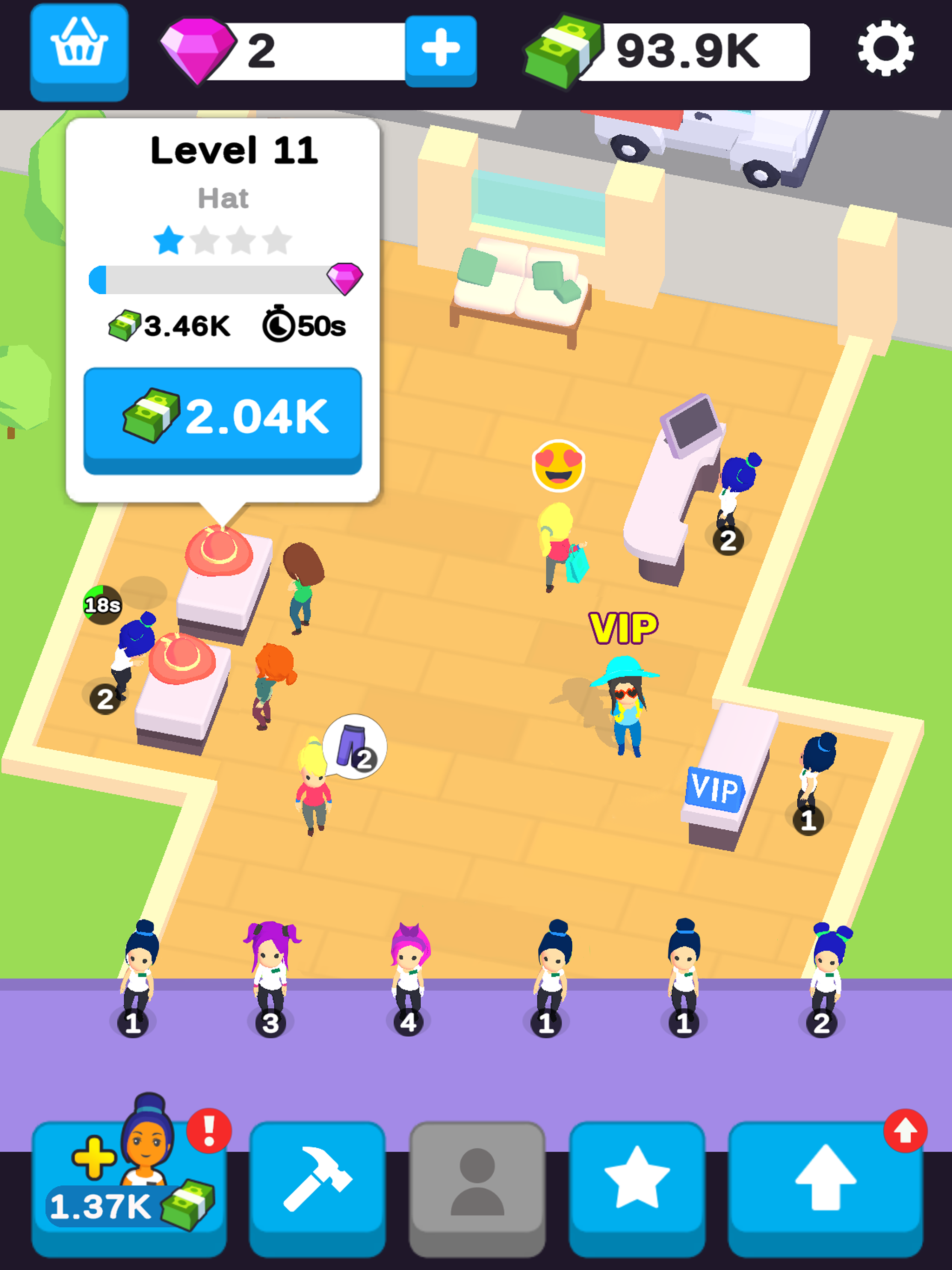 My Fashion Shop Game Screenshot