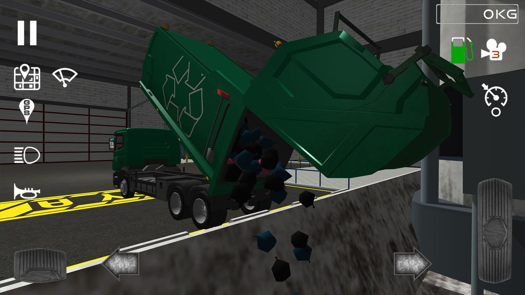 Trash Truck Simulator 게임 스크린 샷