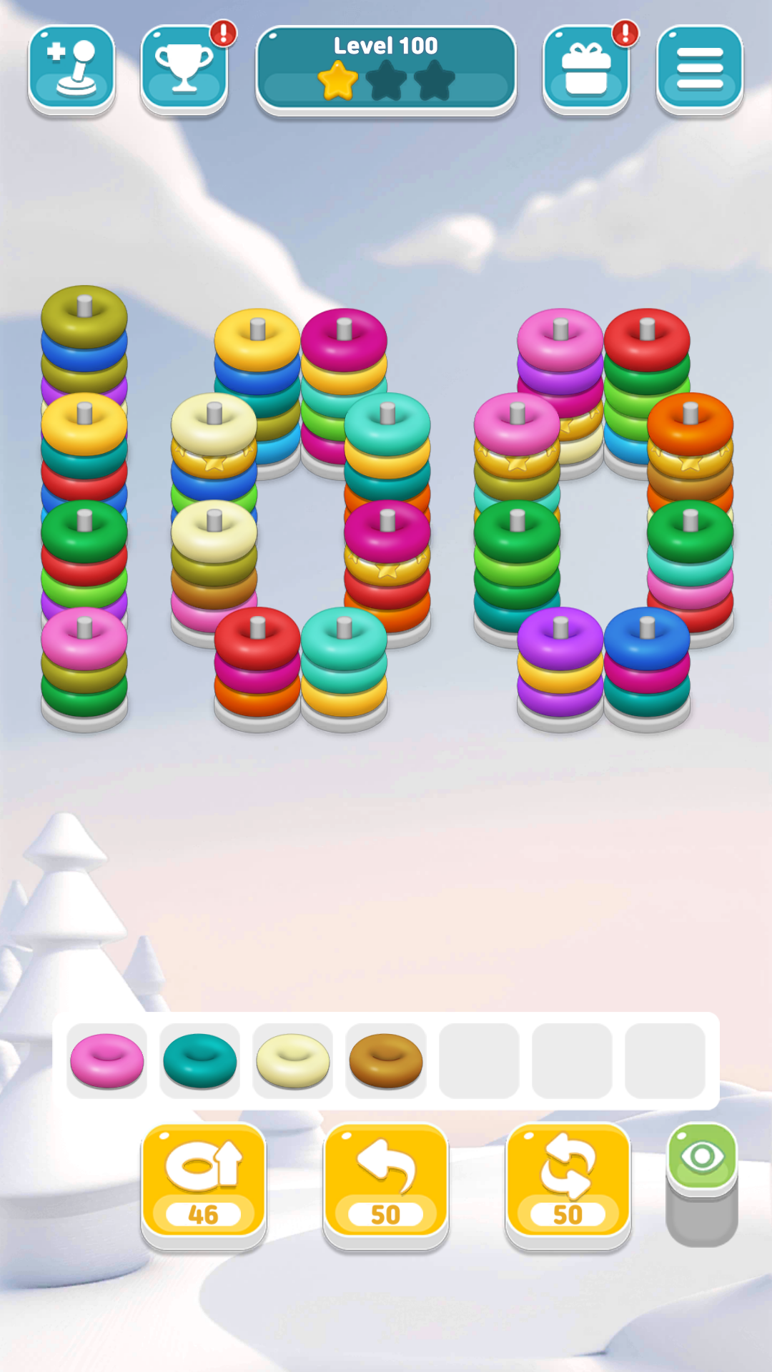 Скриншот игры Triple Ring Match