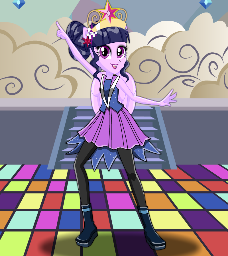 Dress up Twilight Sparkle Dance Magic Game Screenshot