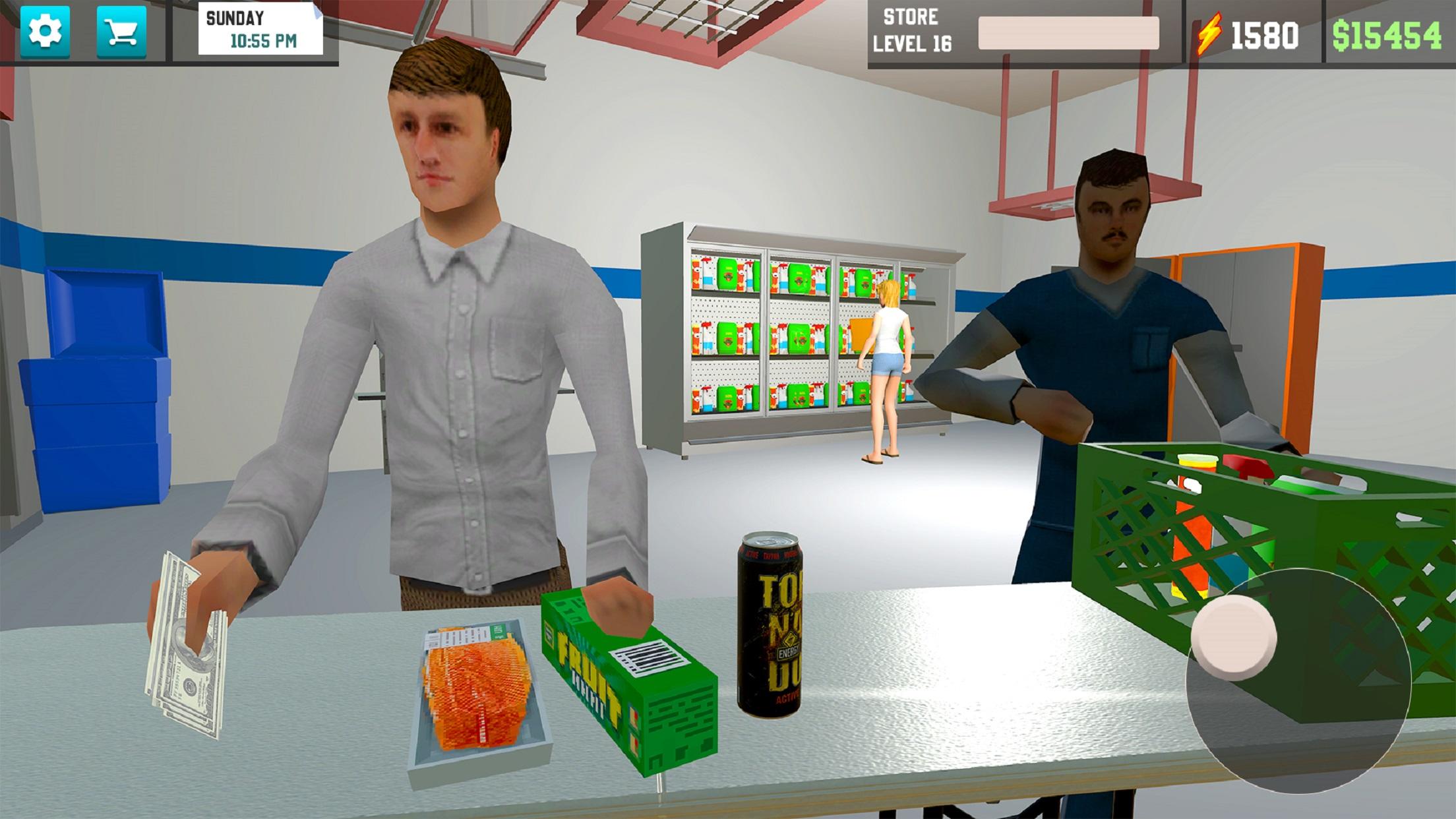 슈퍼마켓 매장 시뮬레이터 3D 게임 스크린 샷