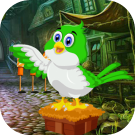 Bird Rescue From Old House Best Escape Game-338