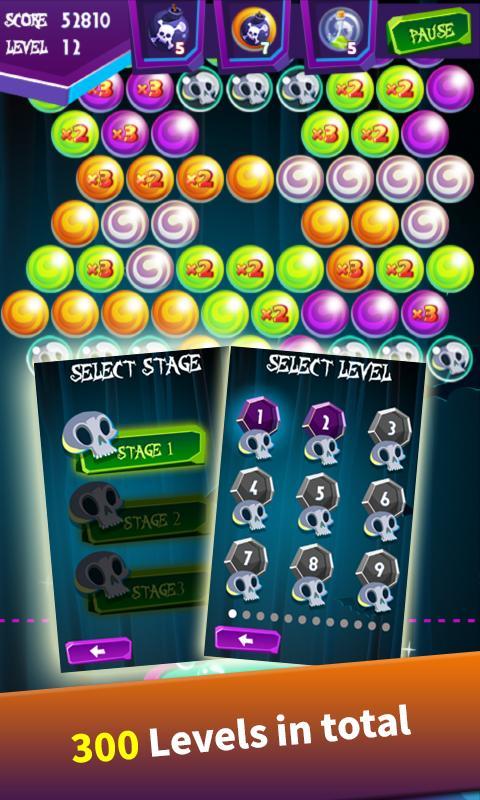 Bubble Monster Game Screenshot
