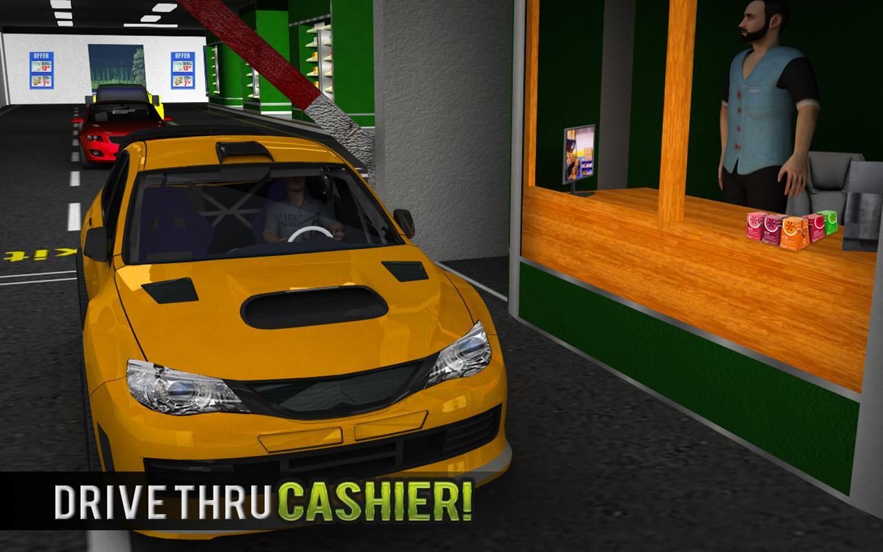 Shopping Mall Car Driving Game Game Screenshot
