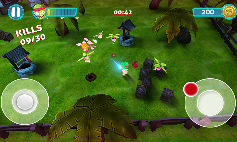 Zombie Little ゲームのスクリーンショット