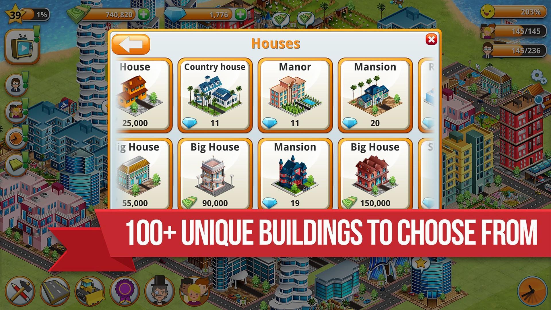 Village Island City Simulation Game Screenshot