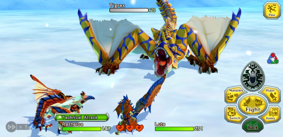 Screenshot of Monster Hunter Stories