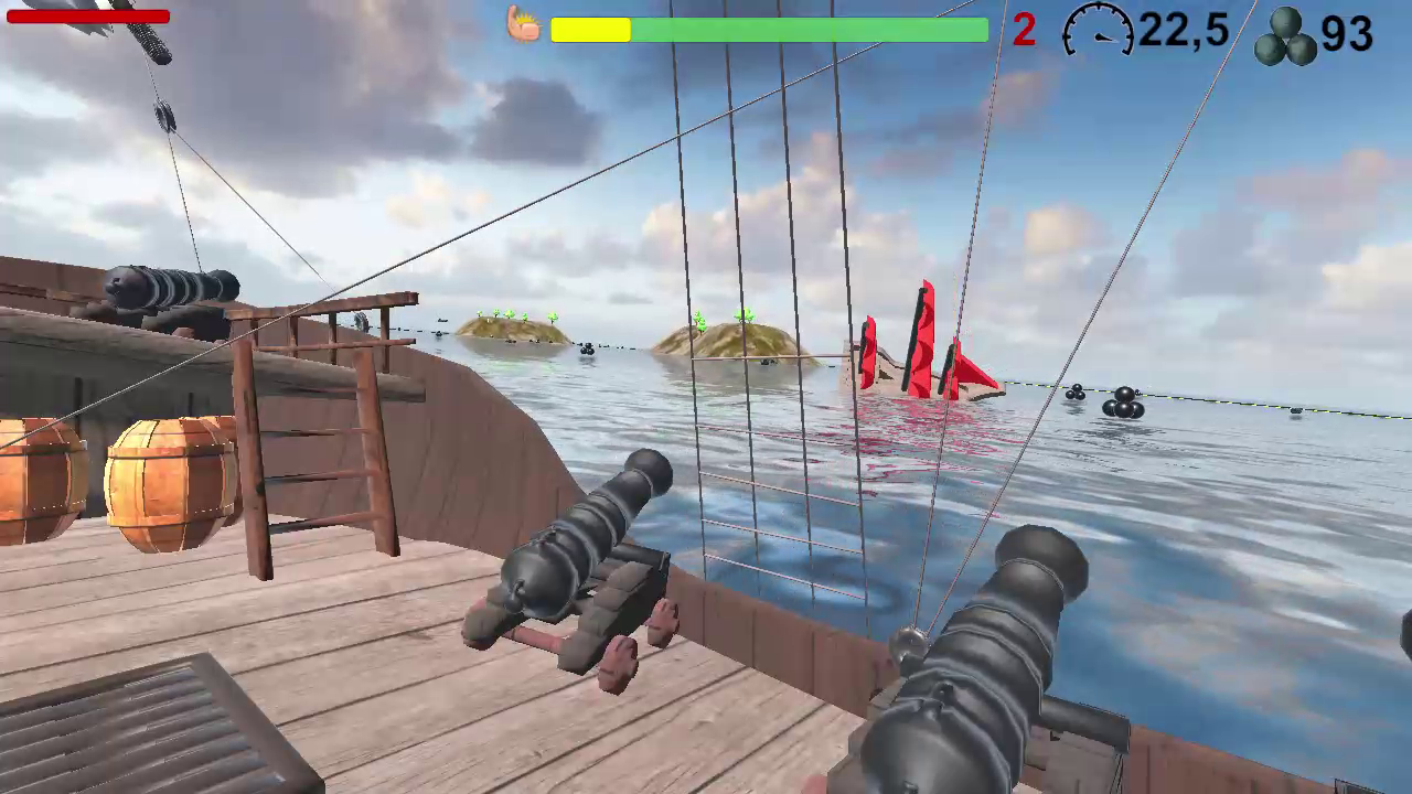 Screenshot 5 of Sea battle. Pirate attack. 