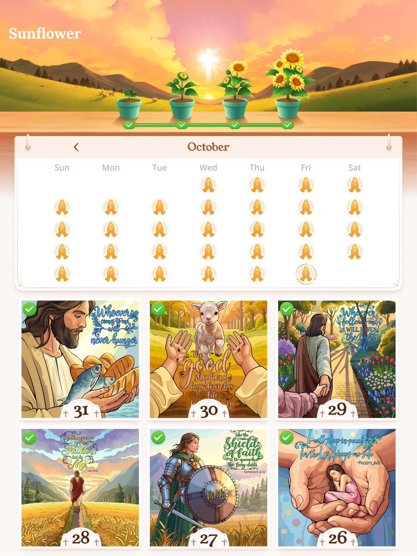 Скриншот игры Bible Coloring Paint By Number