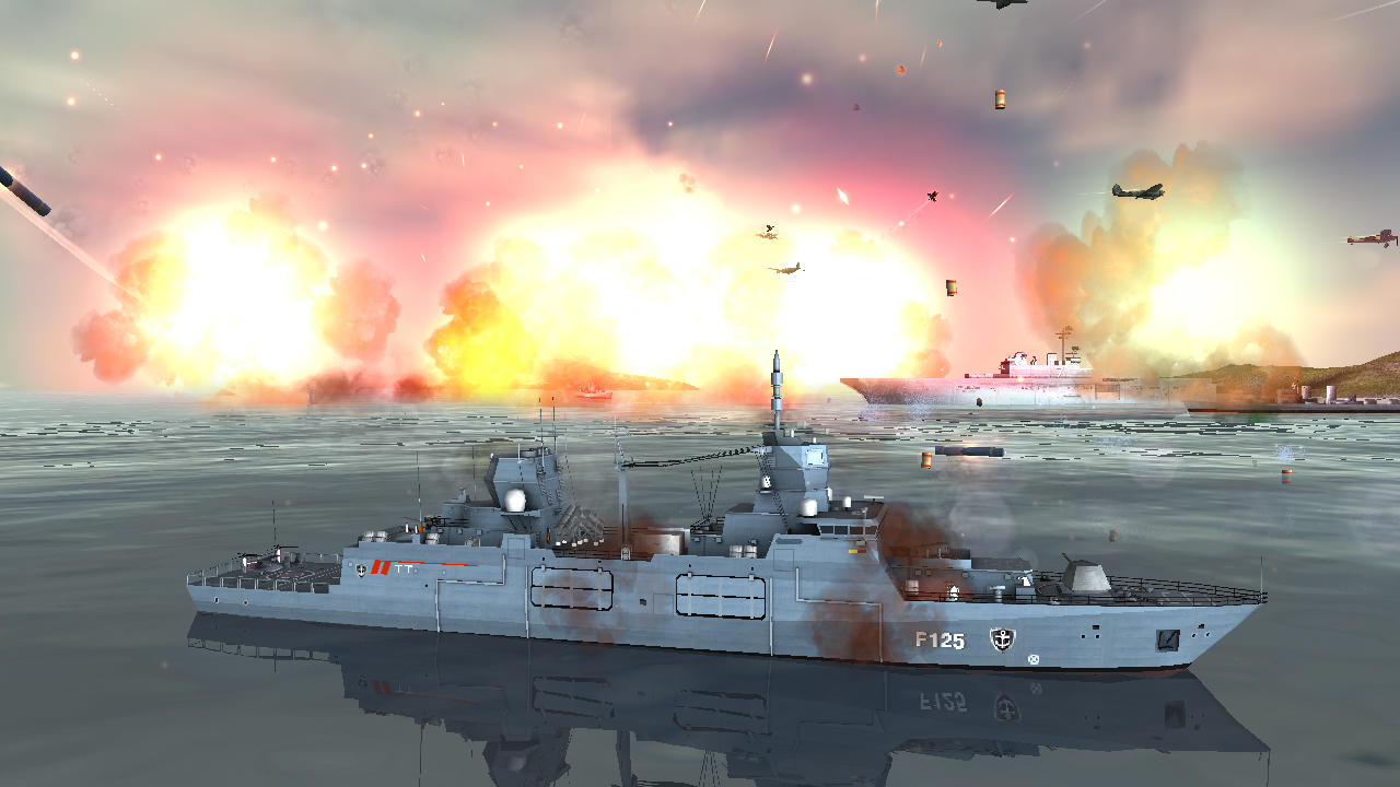 WARSHIP BATTLE:3D World War II Game Screenshot