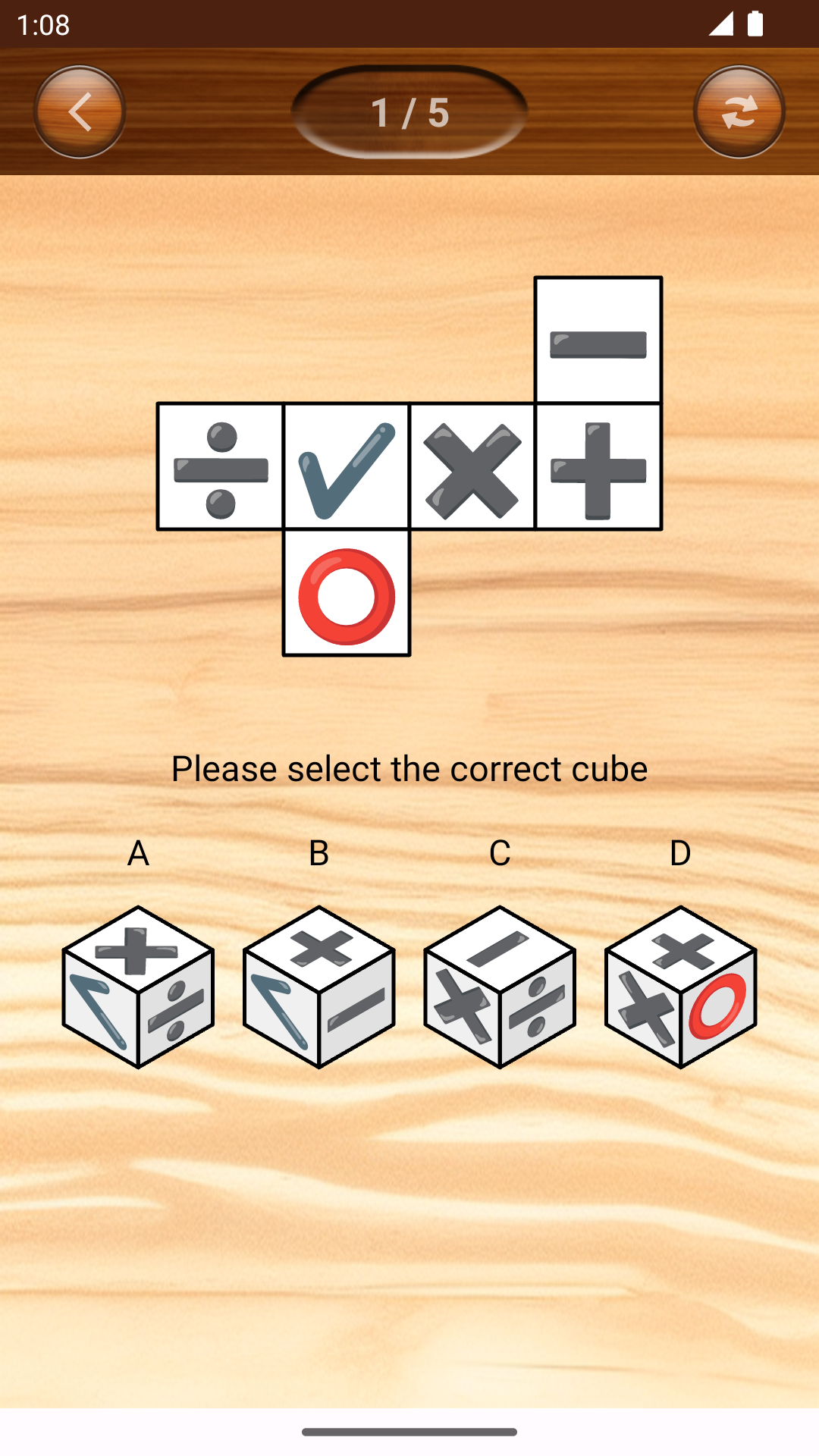 Logic Game: Cardboard Box Fold Game Screenshot