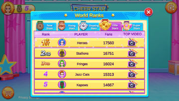 Cheerleader Champion Dance Now Game Screenshot