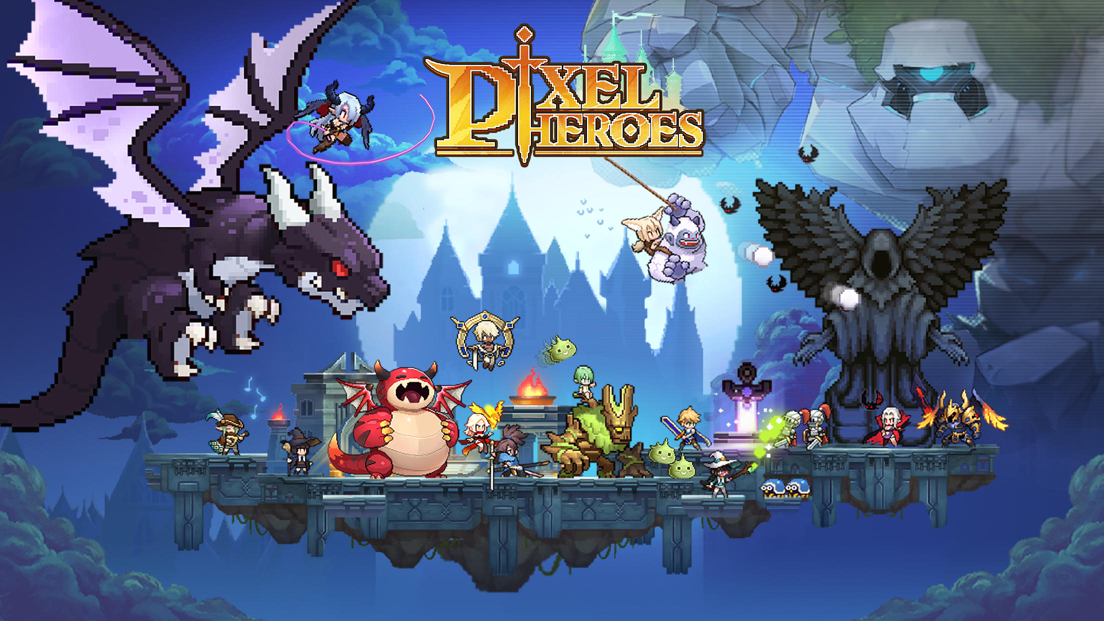 Pixel Heroes -CBT ภาพหน้าจอเกม