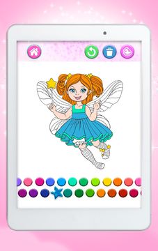 Fairy Coloring Pages Game Screenshot
