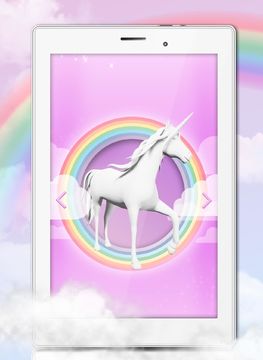 Unicorn 3D Coloring Book Game Screenshot