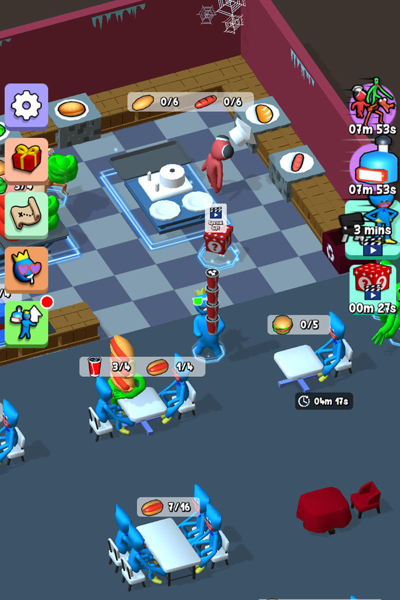 Screenshot of Rainbow Restaurant Cook Tycoon