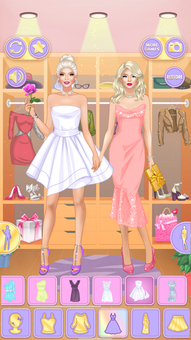 sister dress up games