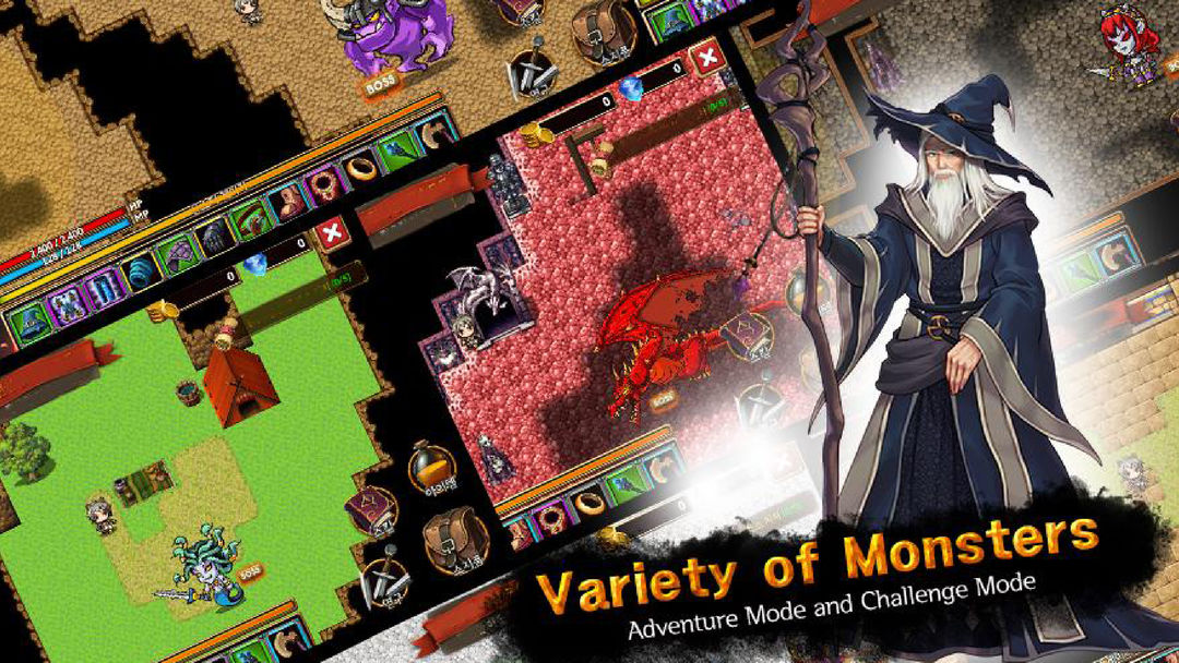 The Dark RPG: 2D Pixel Game ภาพหน้าจอเกม