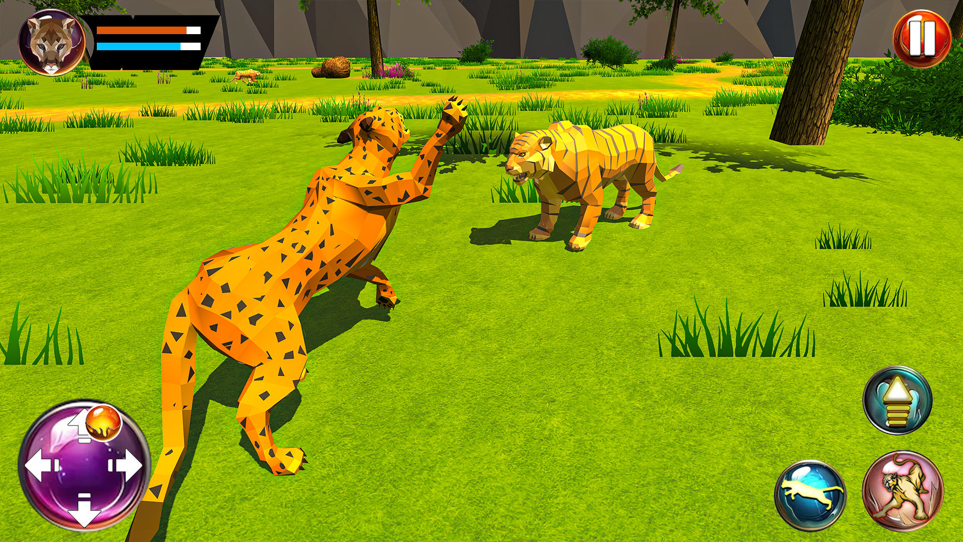 Leopard Games Sim: Cougar Life 게임 스크린샷