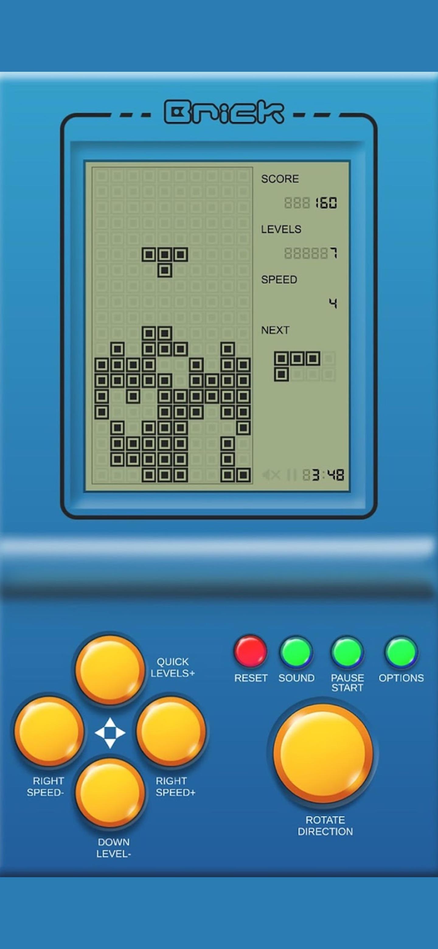 Brick block Blitz Retro Games Game Screenshot
