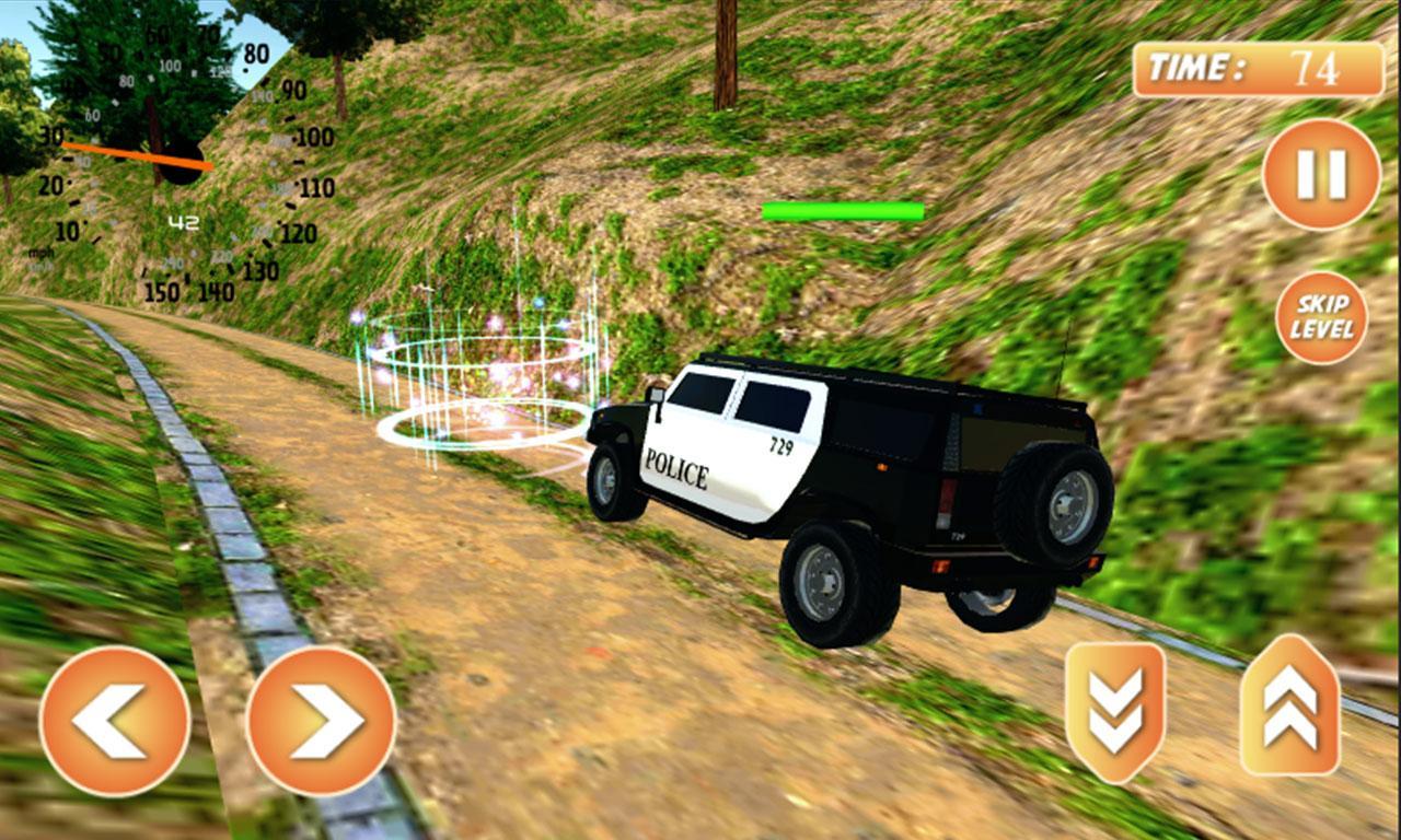 Скриншот игры Offroad Police Jeep Simulator
