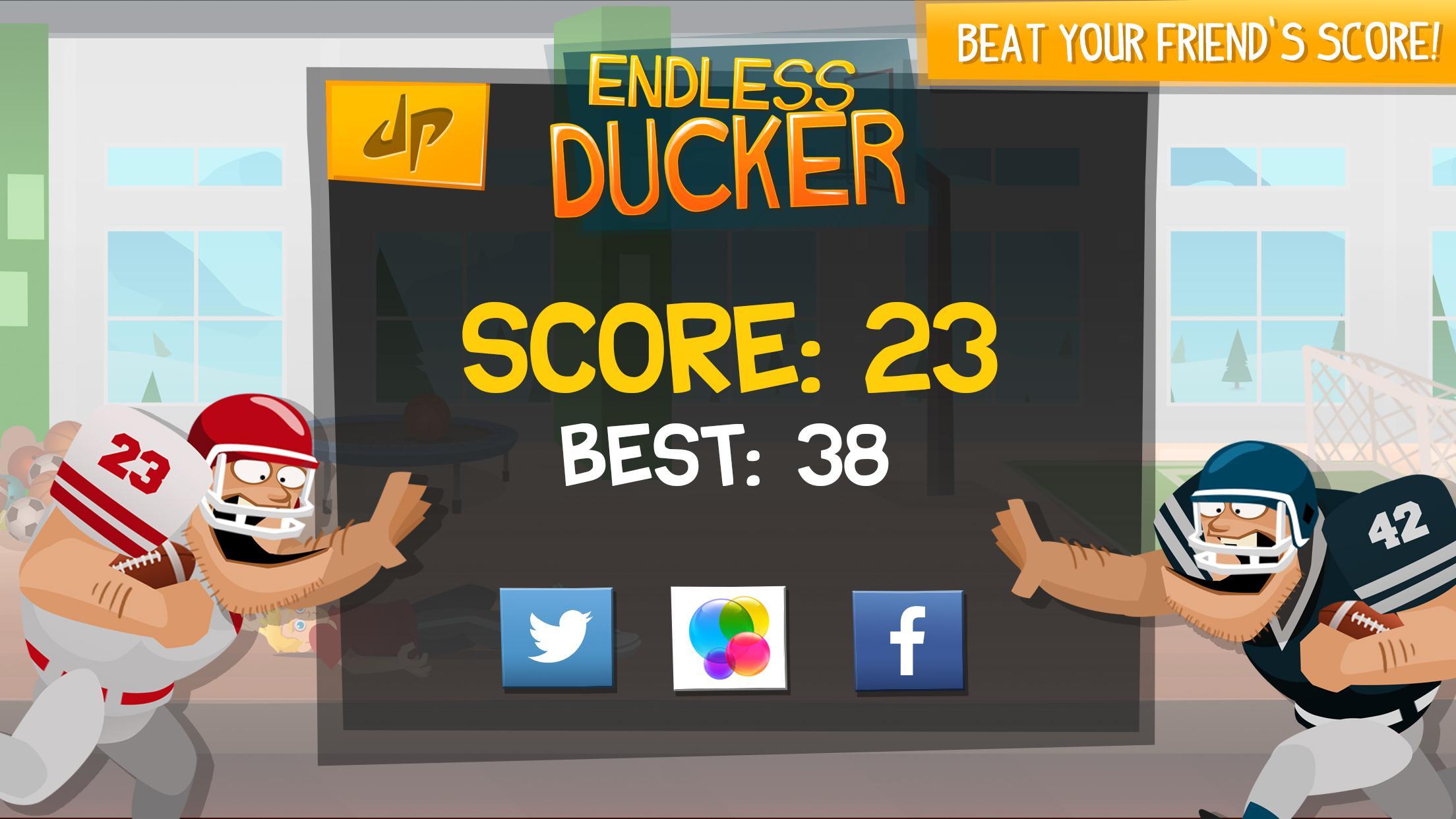 Endless Ducker Game Screenshot