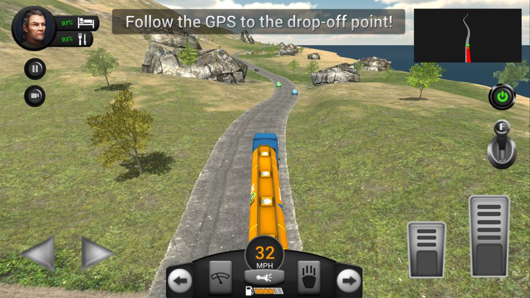 Real Truck Driving Simulator ภาพหน้าจอเกม