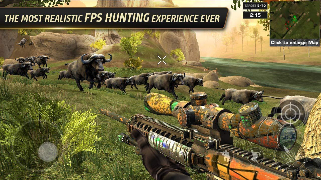 Screenshot 1 of FPS Hunter: jogo de sobrevivência 10.4