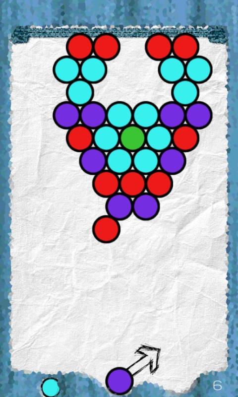 Doodle Bubble Puzzle ゲームのスクリーンショット