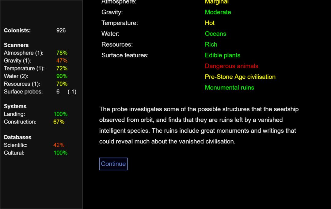 Screenshot of Seedship