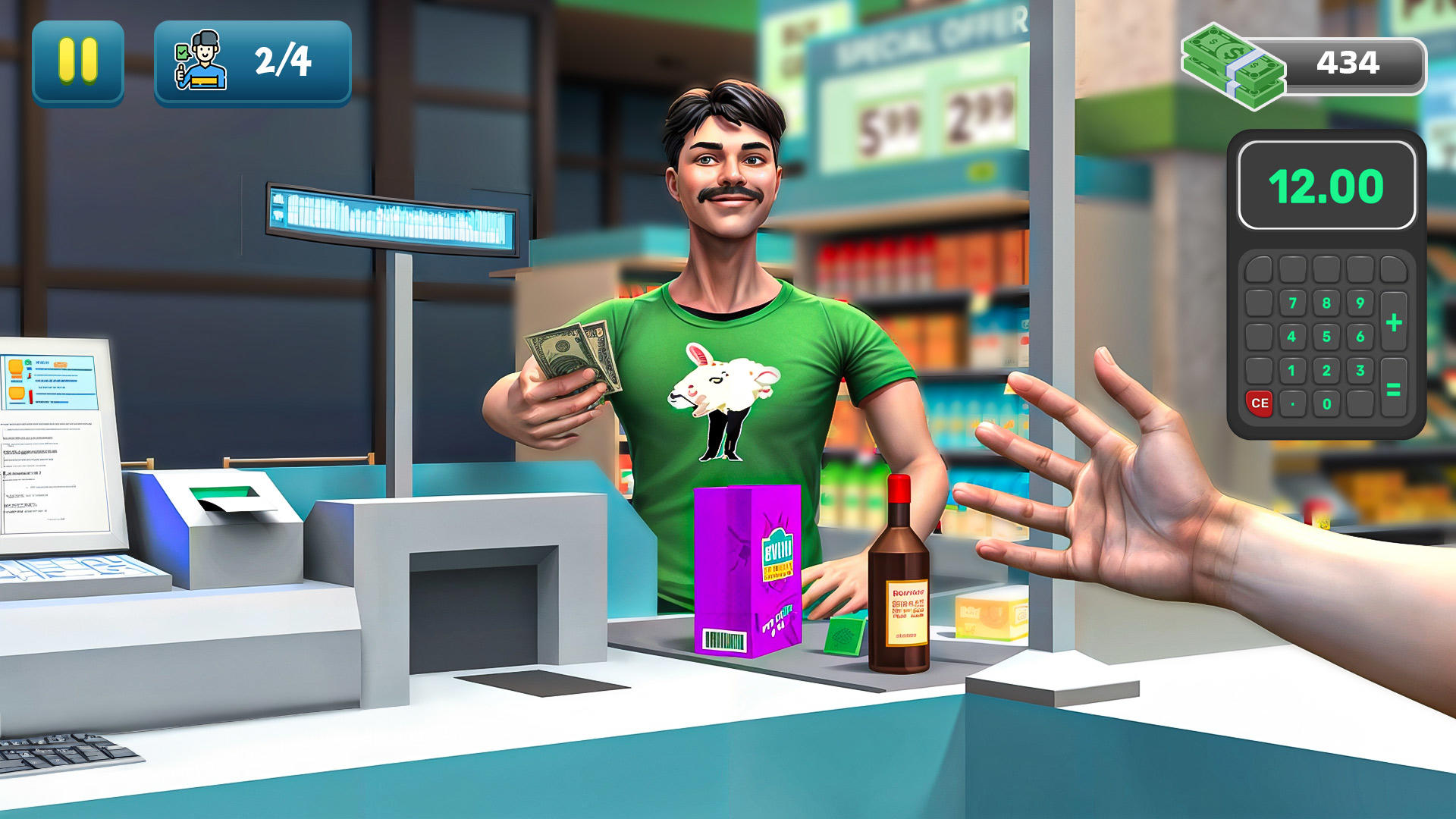 Supermarket 3D Store Simulator Game Screenshot