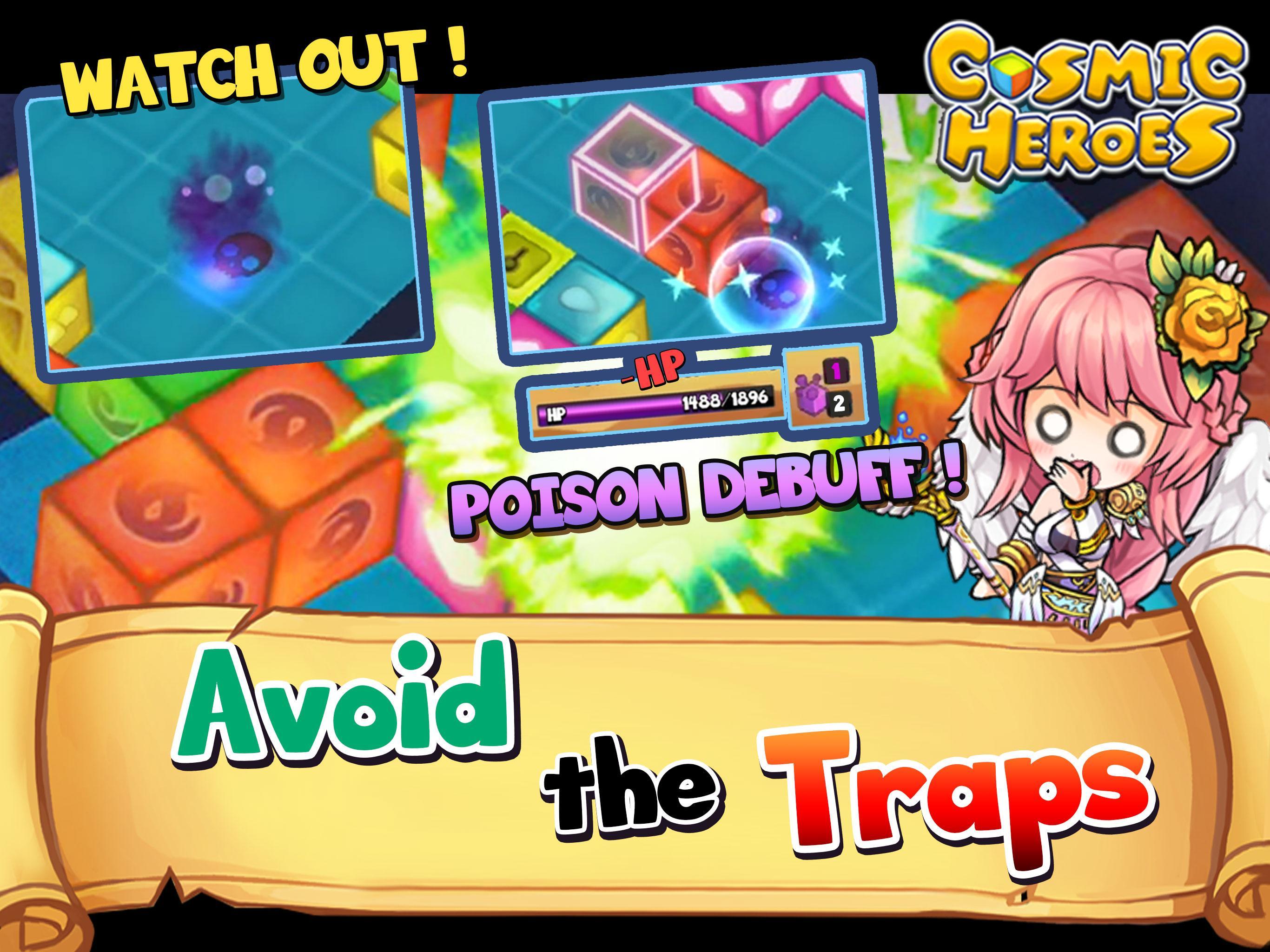 Cosmic Heroes - 3D Puzzle x RPG Game Screenshot