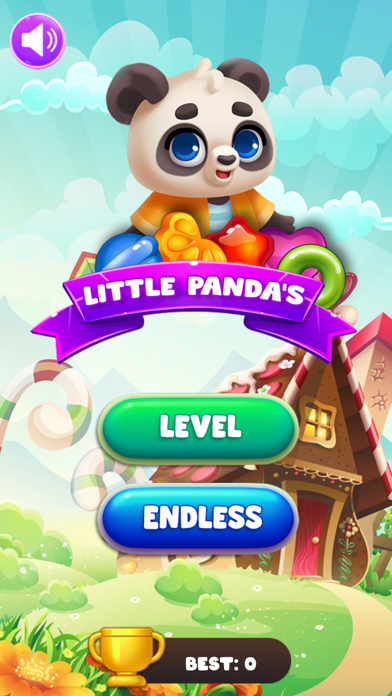 PandaPuzzle 3 in row Game Screenshot