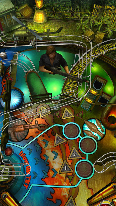 War Pinball Game Screenshot