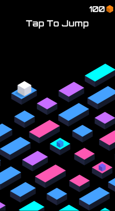 Cube Jump Game Game Screenshot