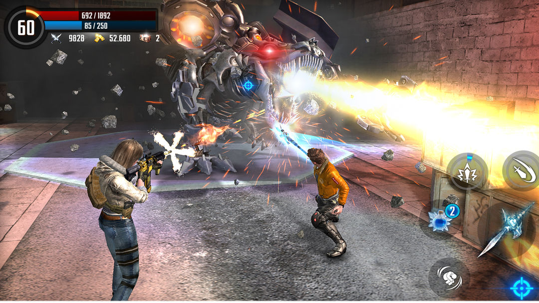 Screenshot of CyberWar: Cyberpunk Survivor