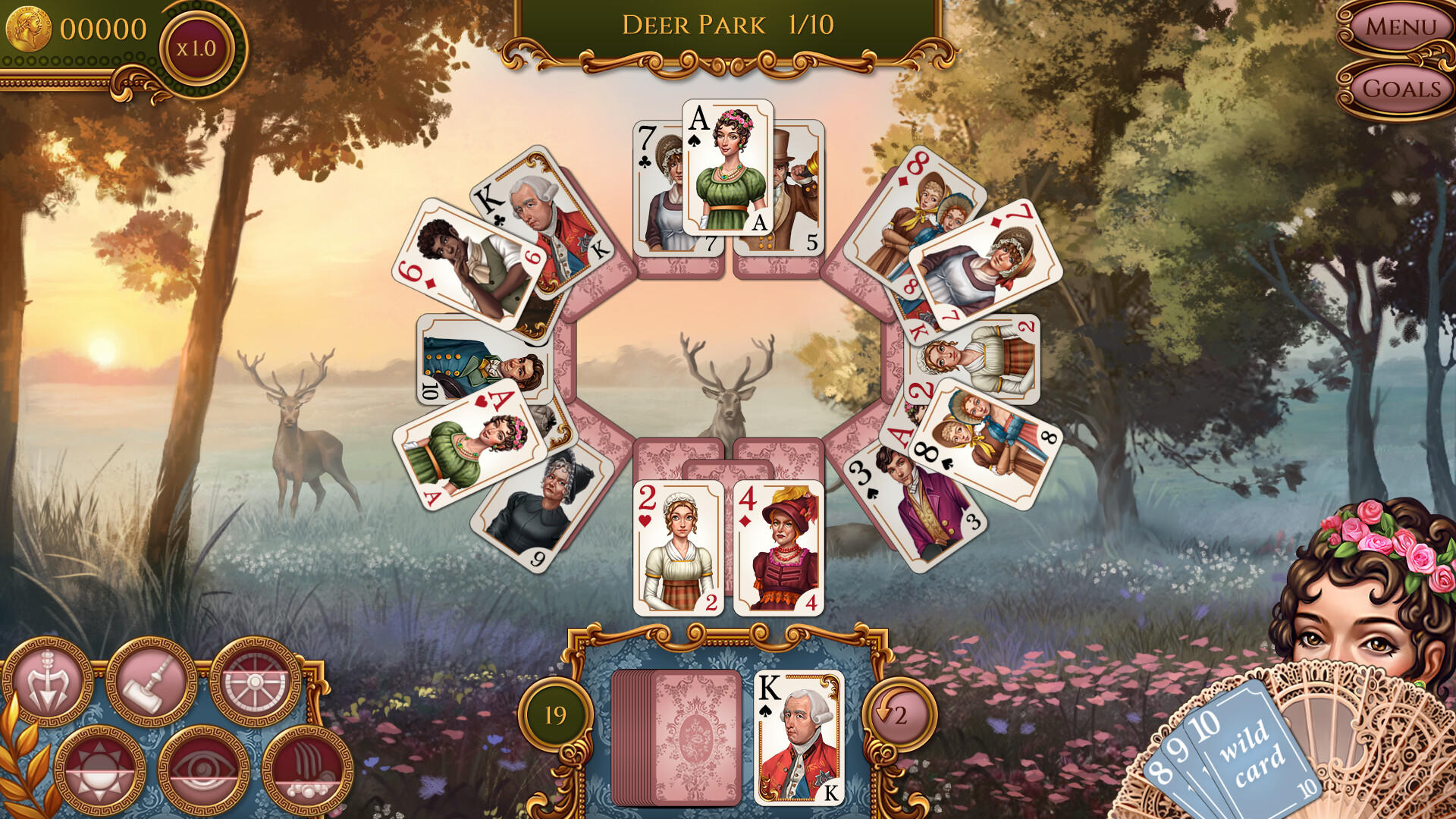 Screenshot of Regency Solitaire II