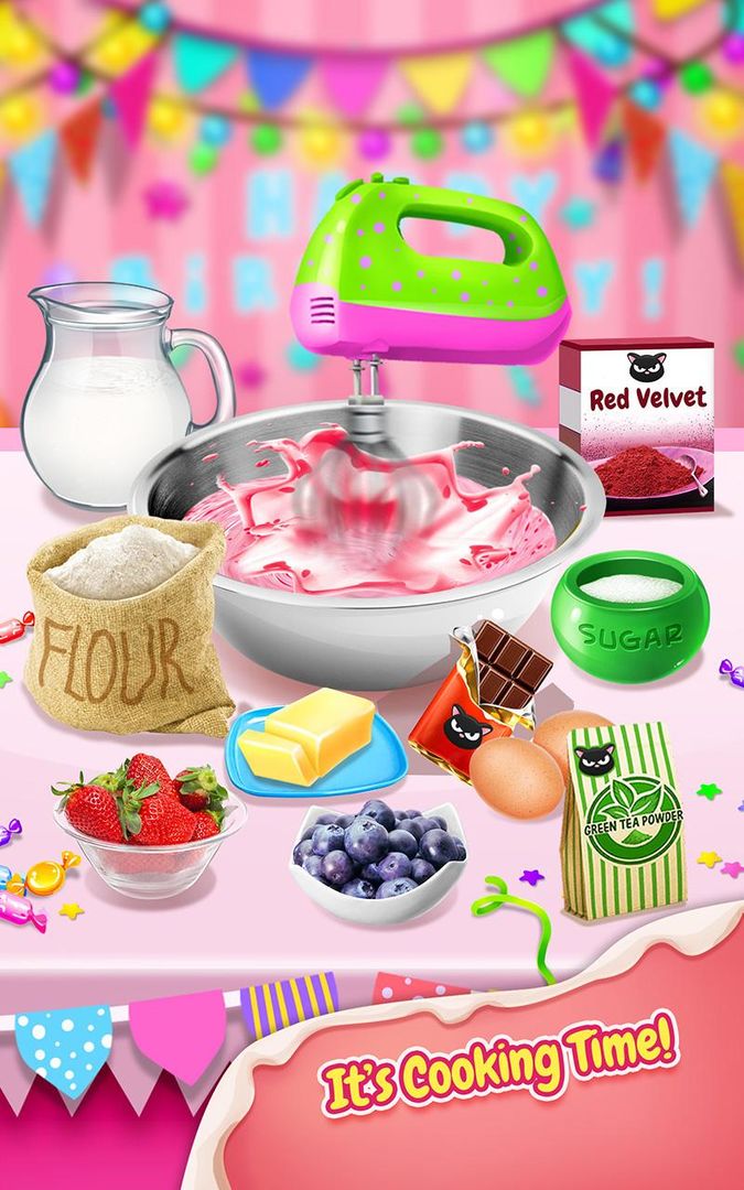Screenshot of Sweet Birthday Cake Maker