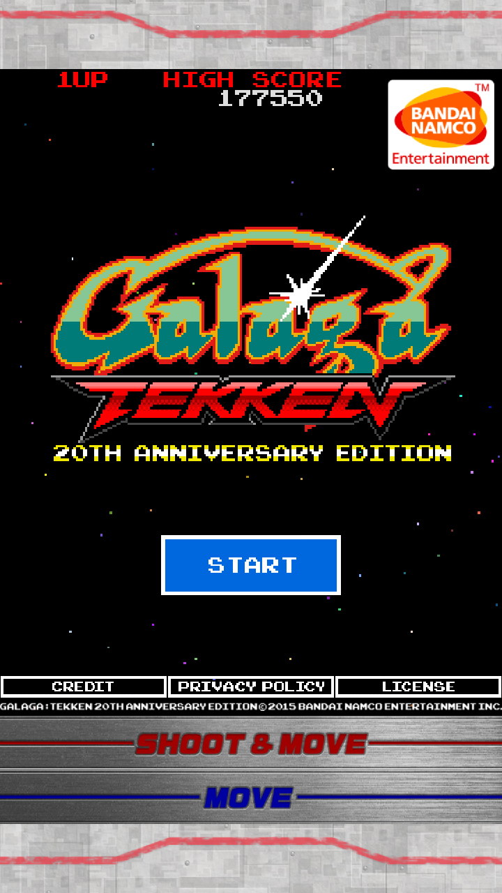 Galaga：TEKKEN Edition 게임 스크린샷