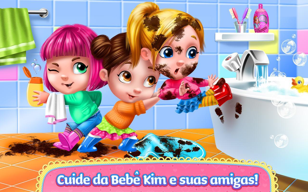 Captura de Tela do Jogo Vista e Cuide da Bebê Kim