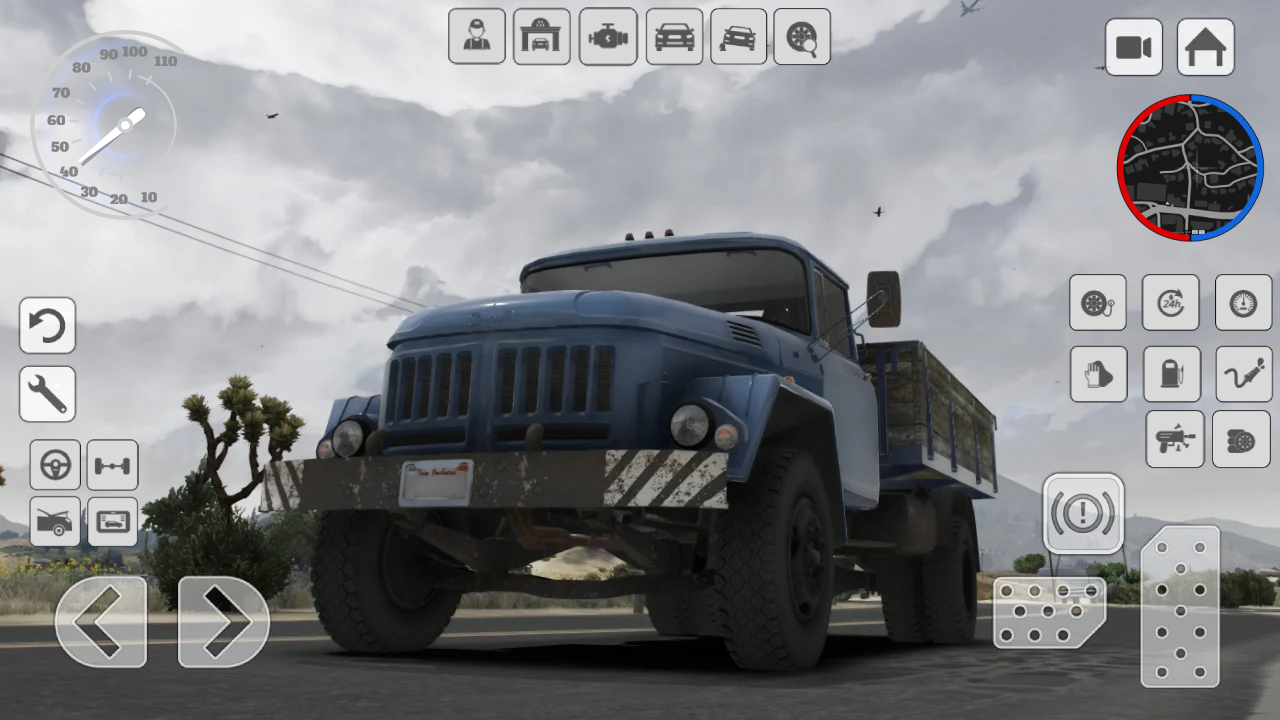 Скриншот игры ZIL 130: Cargo Driver 4x4