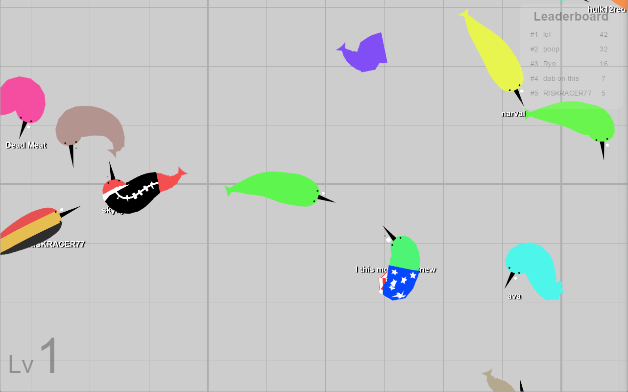 Narwhale.io Game Screenshot