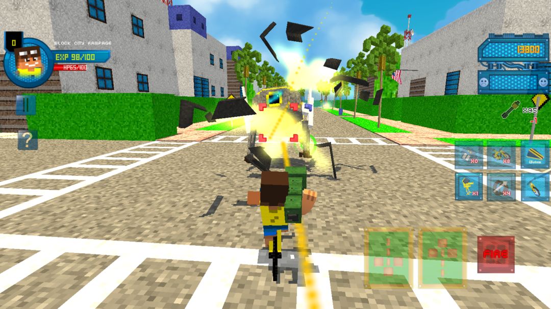 Screenshot of Block City Rampage