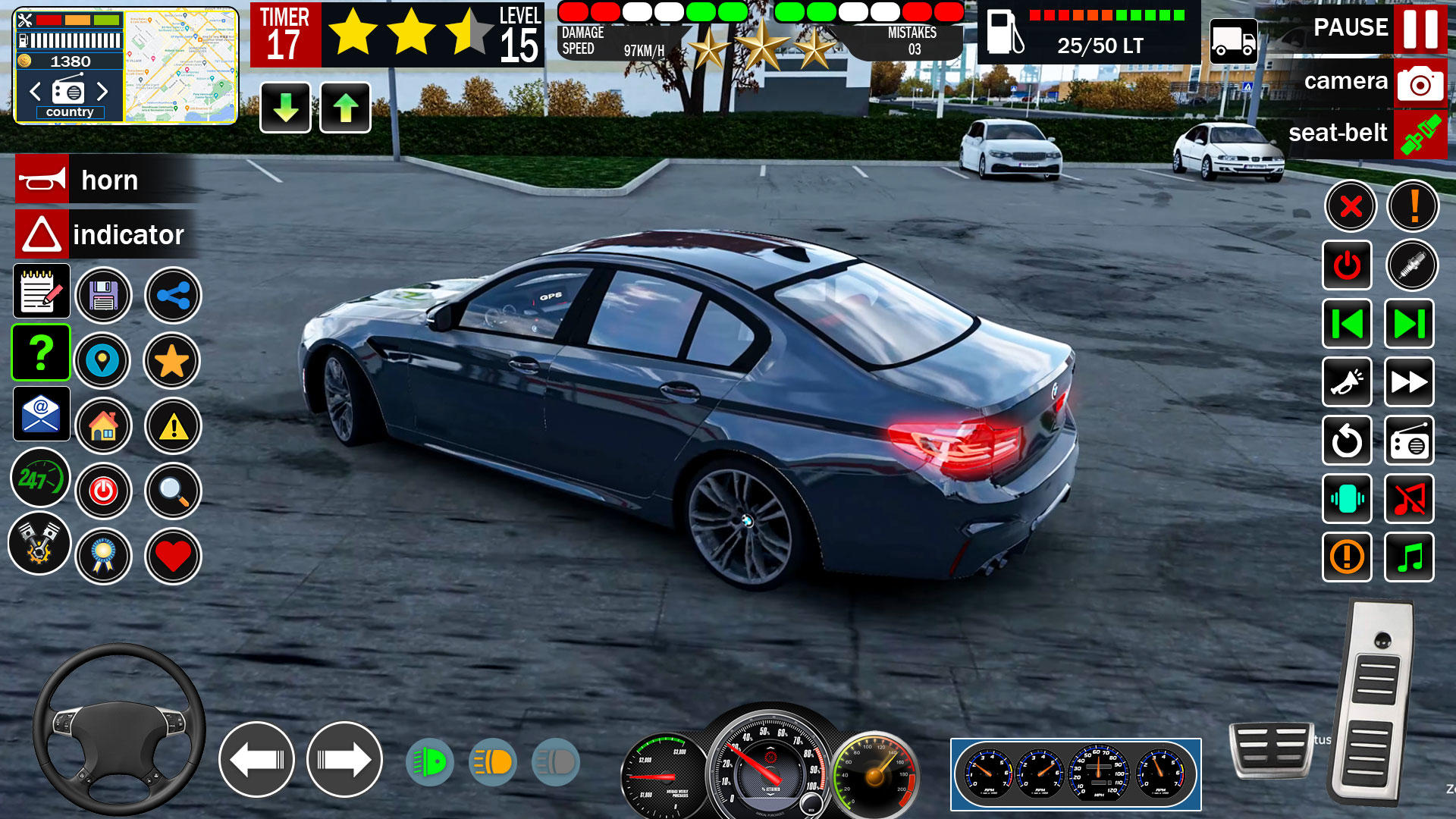 本物の車の駐車 車のゲーム 3D ゲームのスクリーンショット