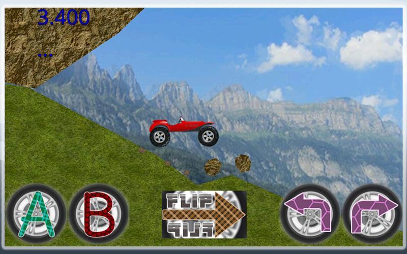 Up Hill Climb Racing Motor Car Game Screenshot