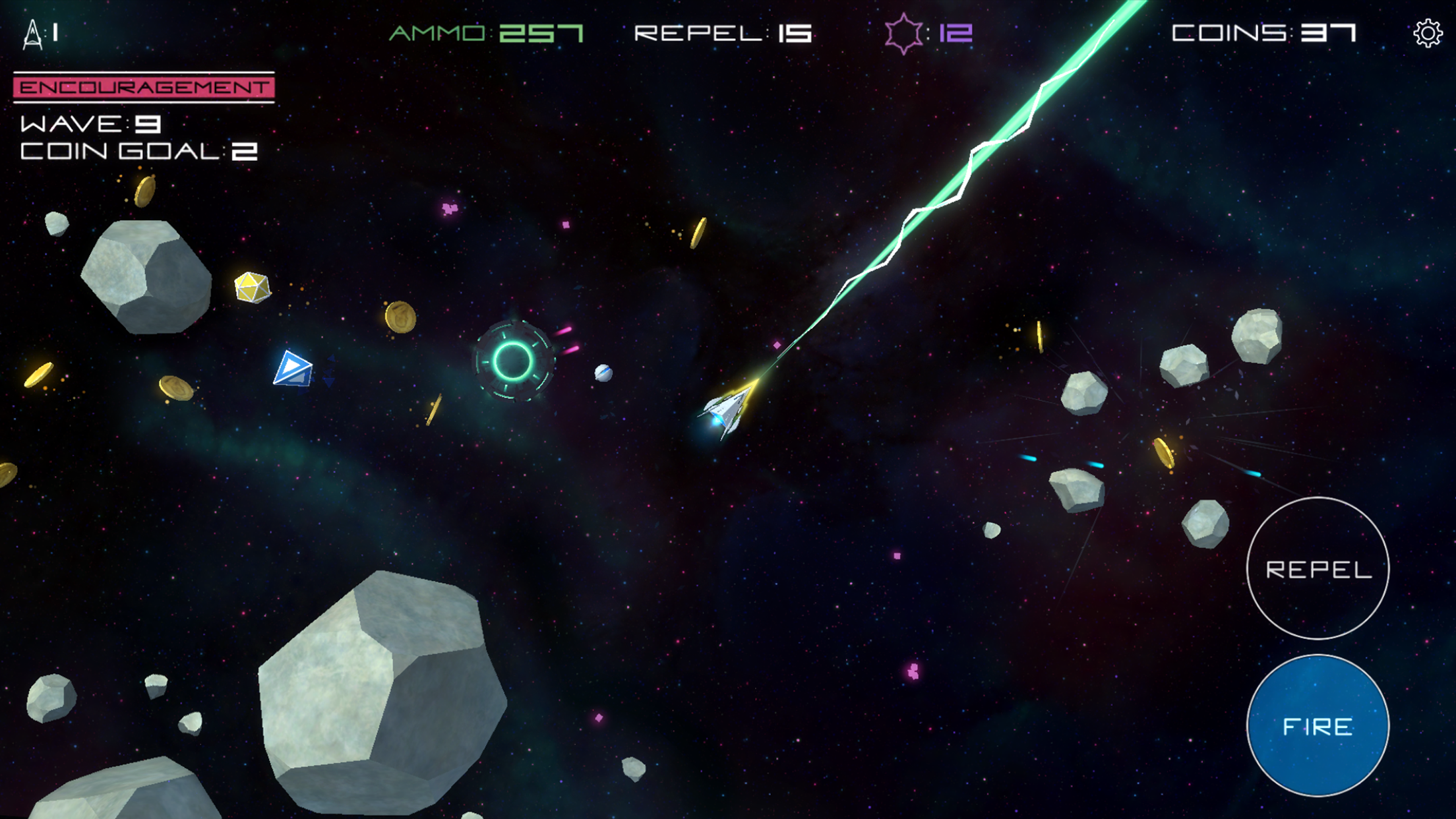 Astronoidz screenshot game