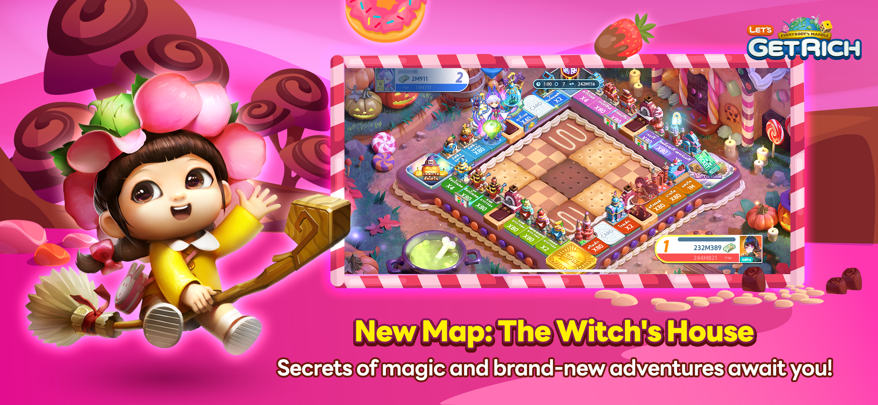 LINE Let's Get Rich Game Screenshot