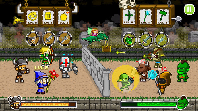 Mini Fighters : Quest & battle screenshot game