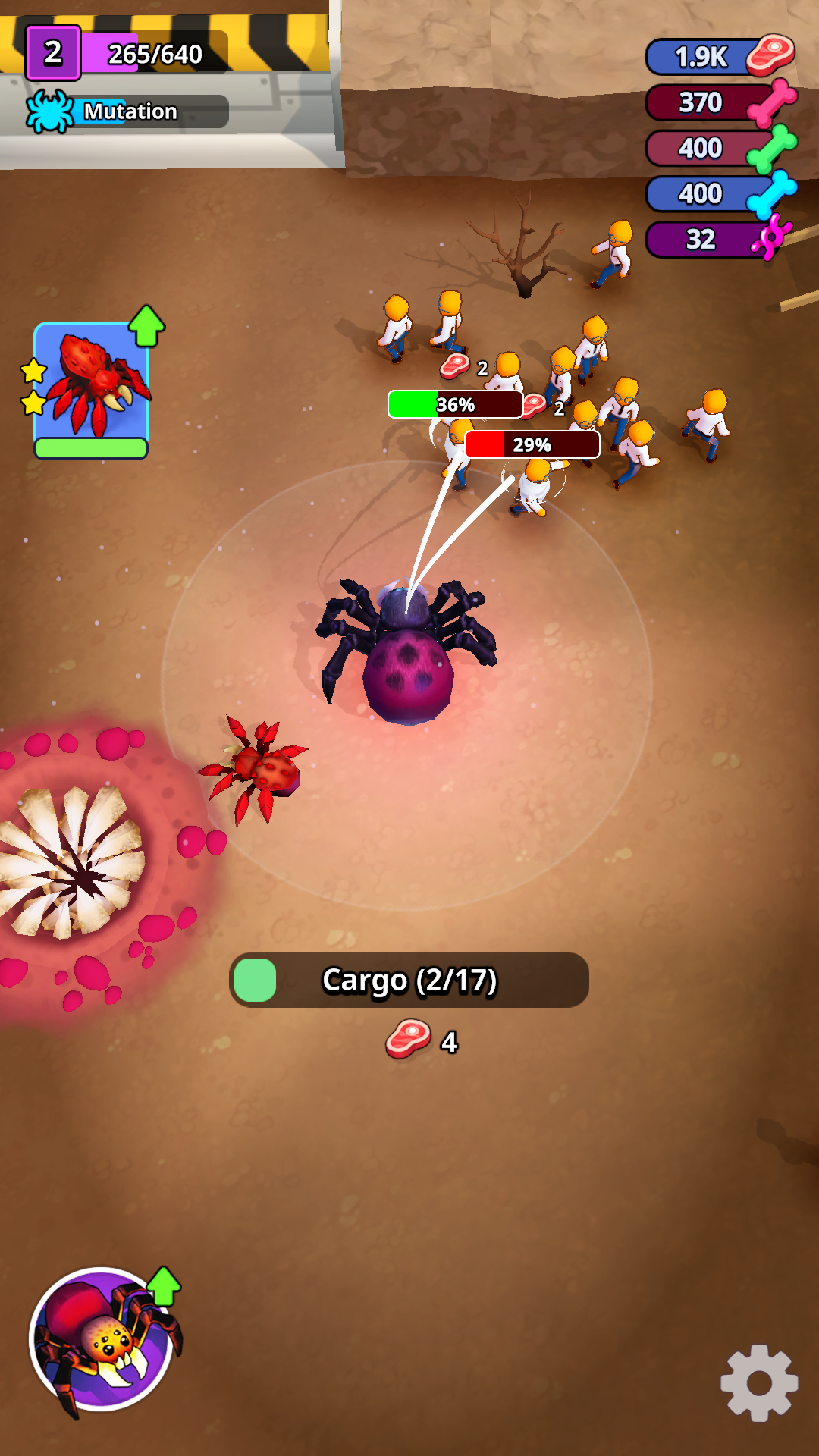 Spider Nest: Invasion Game Screenshot